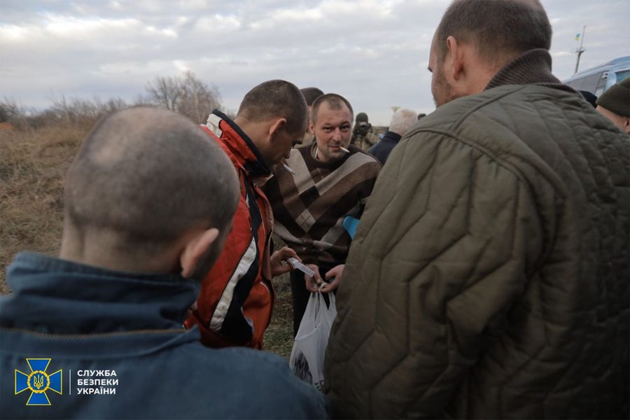 Обмен пленными Украина