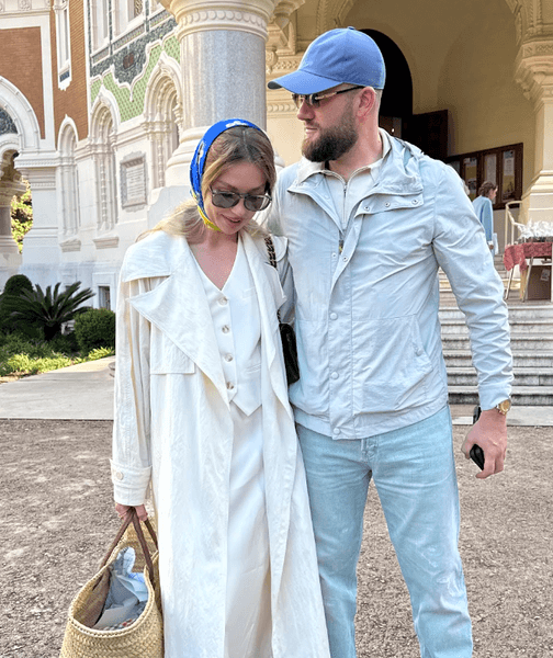 Ева Коршик с мужем