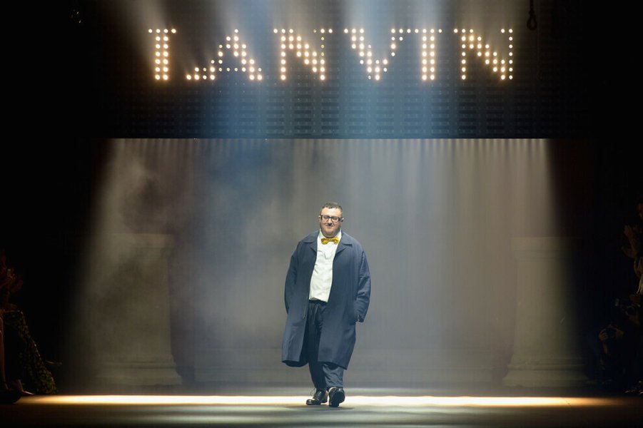 Альбер Ельбаз на шоу Lanvin