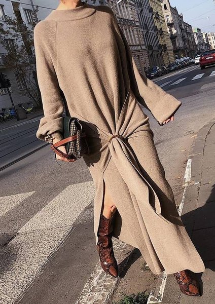 вязаное платье, трикотажное платье, тренд 2022, модные тренды