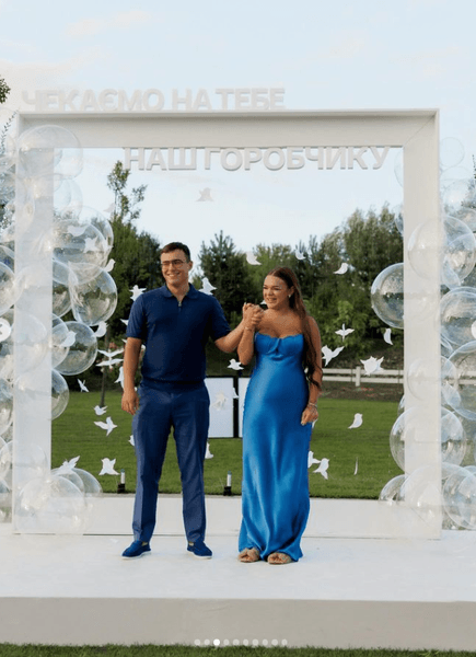 Юлия Вербинец с мужем