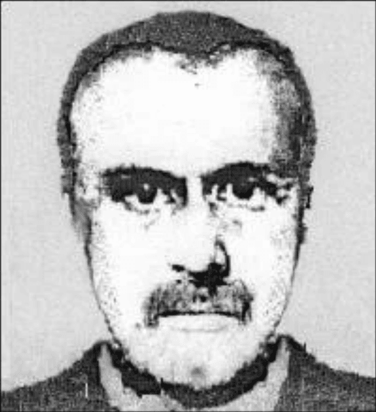 Чкрно-білий фоторобот фігуранта кримінальної справи Сергія Ткача зі слідчих матеріалів