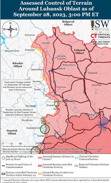Карта бойових дій