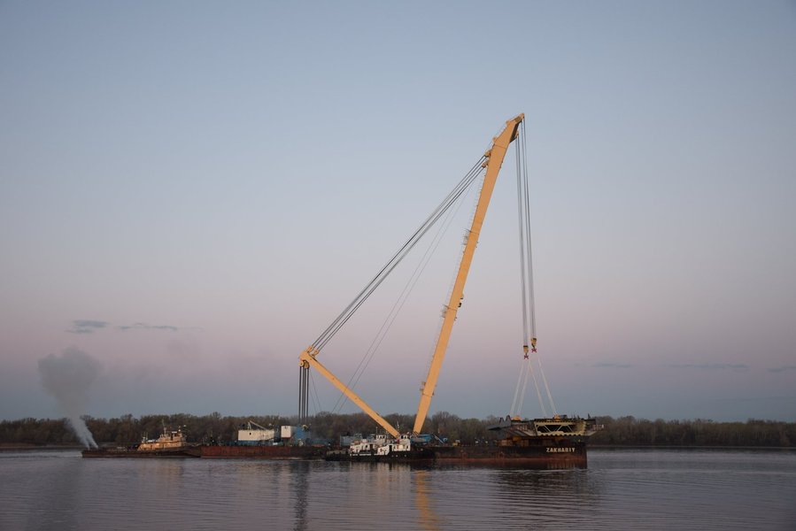 запорожье, мост, строительство