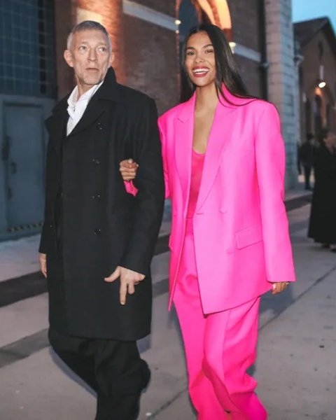 Венсан Кассель и Тина Кунаки