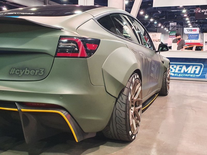 Tesla на шоу SEMA, шоу SEMA, Tesla Model S, Tesla Model 3, тюнинг Tesla, тюнинг Tesla Model S, тюнинг Tesla Model 3