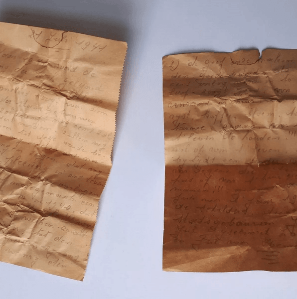 Лист із минулого, старовинний лист, послання, записка, послання в майбутнє, послання майбутнім поколінням, будівельник, на горищі