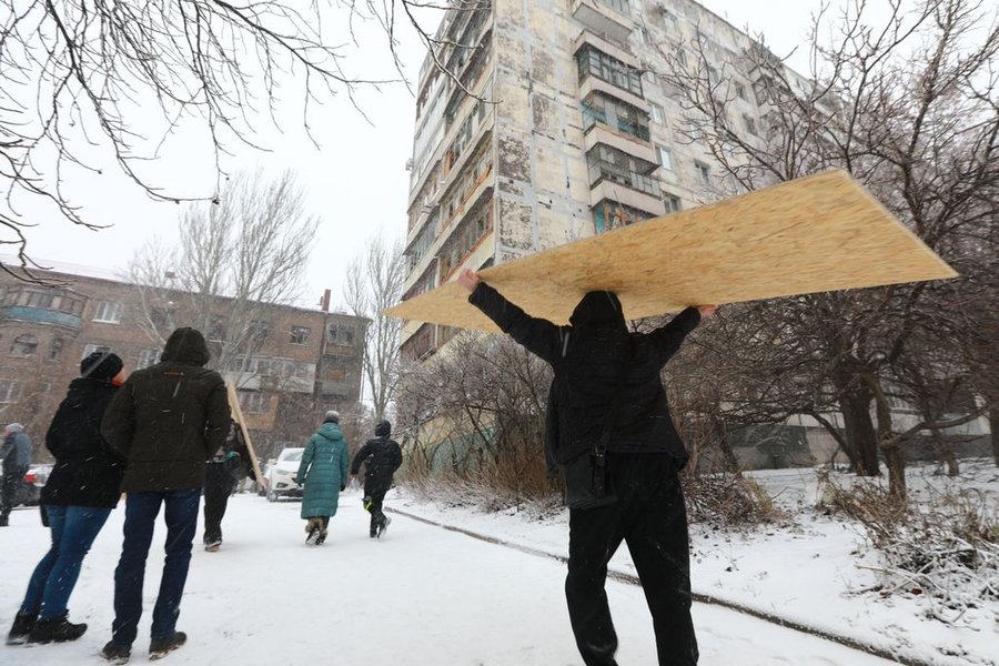 Обстрел, ракетный удар, Запорожье, разрушения, последствия атаки