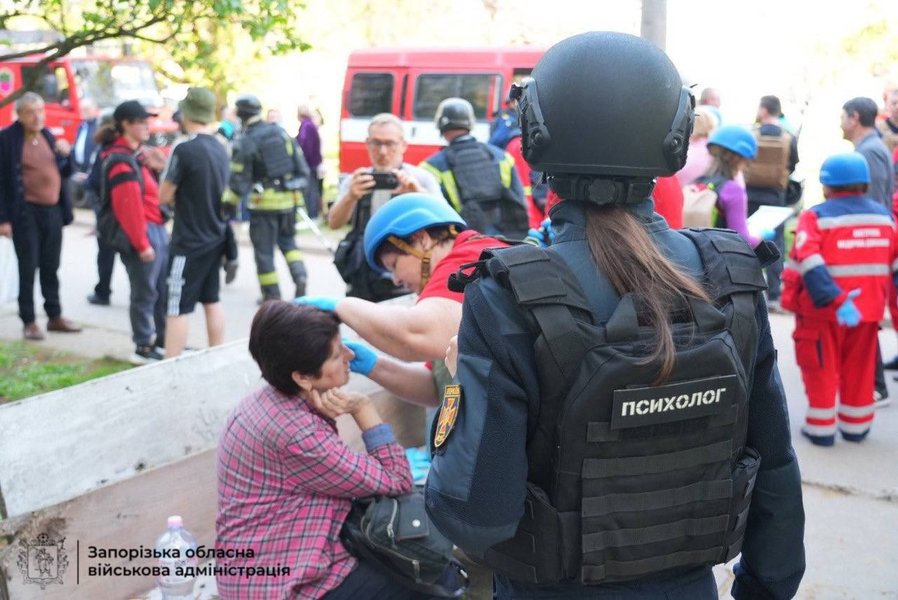 авиаудар по Запорожью