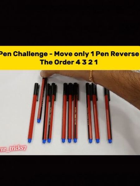 Головоломка с ручками завирусилась в сети, курьезы, интеллектуальные игры, тест на IQ