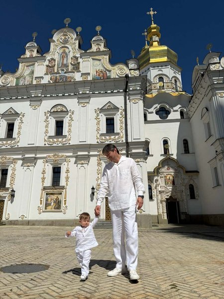 Сергей Притула с сыном Марком