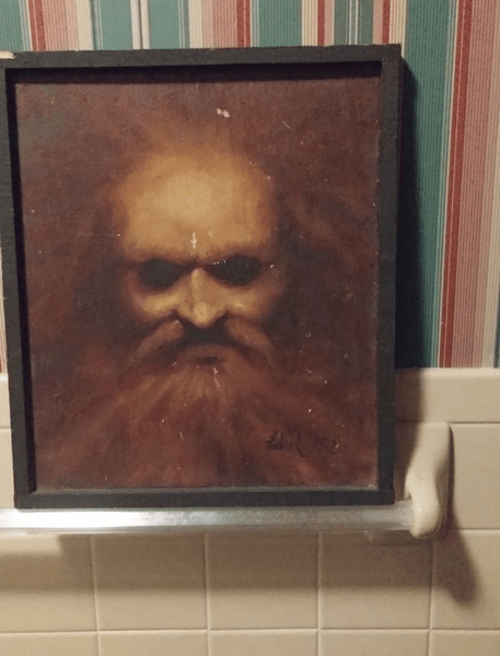 Портрет, картина, знахідка, стара картина, моторошна знахідка, форум, соцмережі,