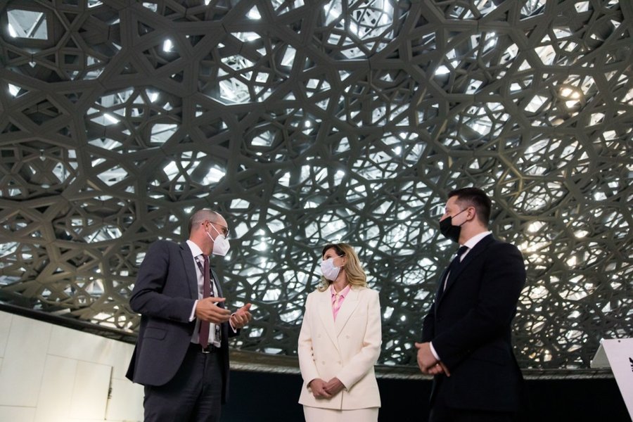 Елена Зеленская, стиль, визит в ОАЭ