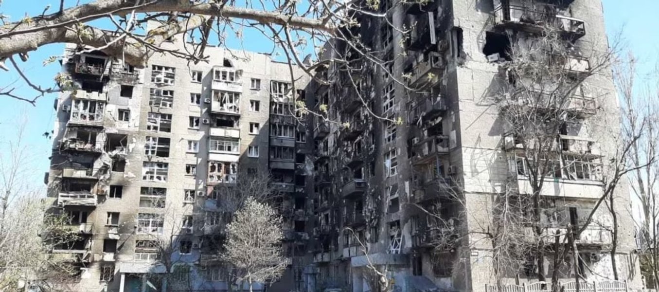 Мариуполь, дом, разрушения, Филипп Головня