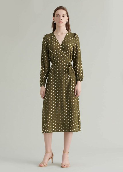 Polka dots принт, платье в горошек, фото, тренды моды, весна-лето 2020