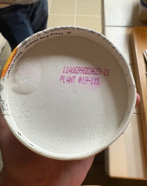 Морозильная камера, десерт, сорбет, десерт 1990-х годов, холодильник, необычная находка, старые продукты, старое мороженное