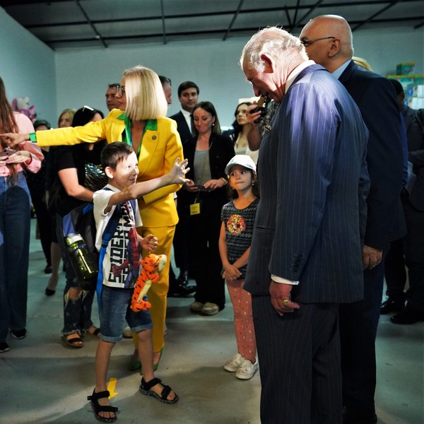 принц чарльз, українські біженці, війна в Україні, румунія