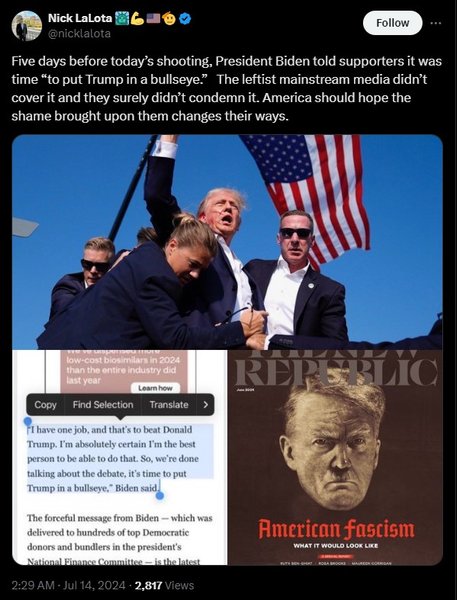 замах на трампа