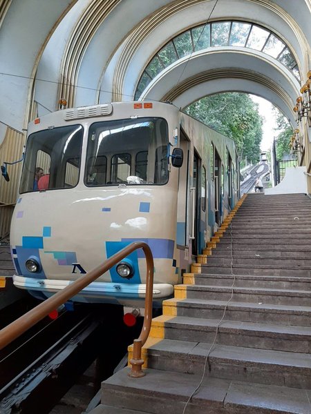 Фунікулер у києві, вагон київського фунікулера