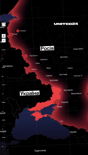 Данные о ракете-дроны Паляниця