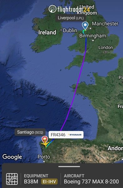 Инцидент в самолете, рейс, Британия, Тенерифе, посадка