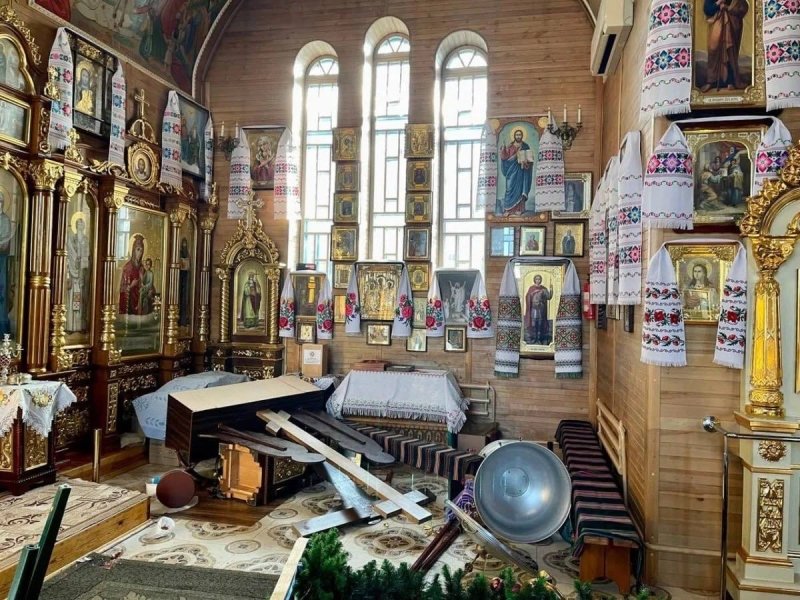 Церква у Вінниці після нападу