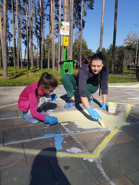 мурал мрия, мрия гостомель, мурал гостомель, мурал гостомель мрия