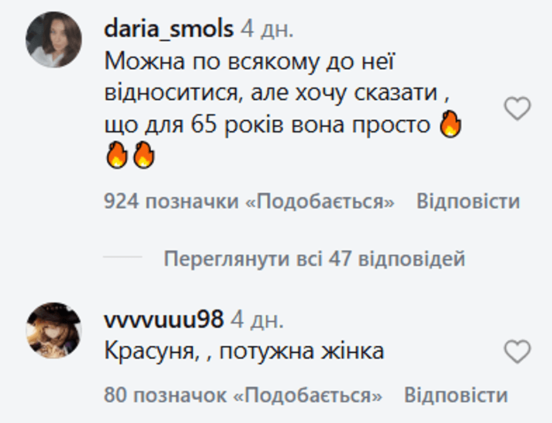 Реакция сети на новый образ Тимошенко