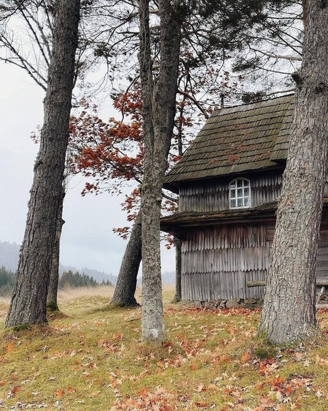 Село Кужбеї у Карпатах