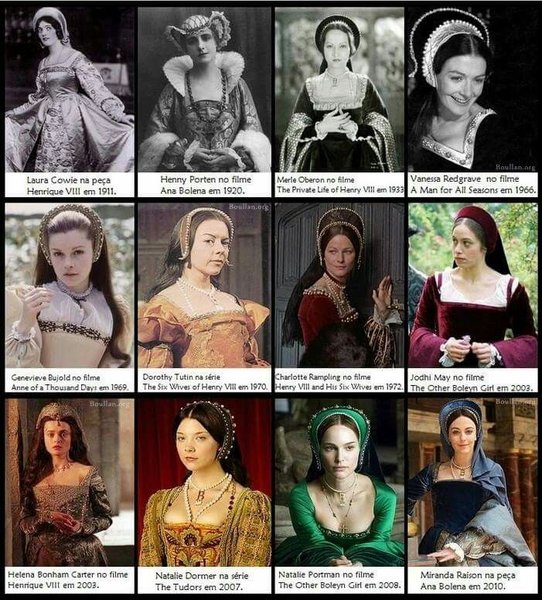 Анна Болейн, актрисы