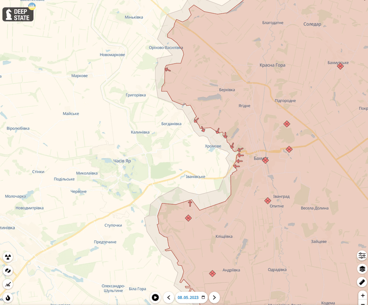 наступ в бахмуті