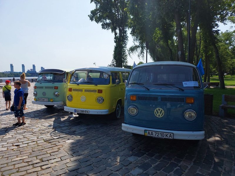 Volkswagen T2, ретро-авто, ретро-слет, Old Car Land, автофестиваль
