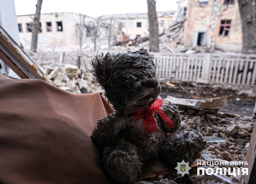 Последствия обстрела Селидово