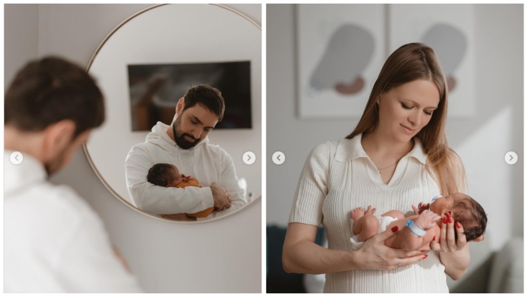 Виталий Козловский с женой и сыном