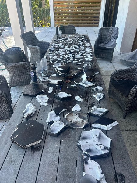 Starship 7, обломки Starship 7, куски Starship 7