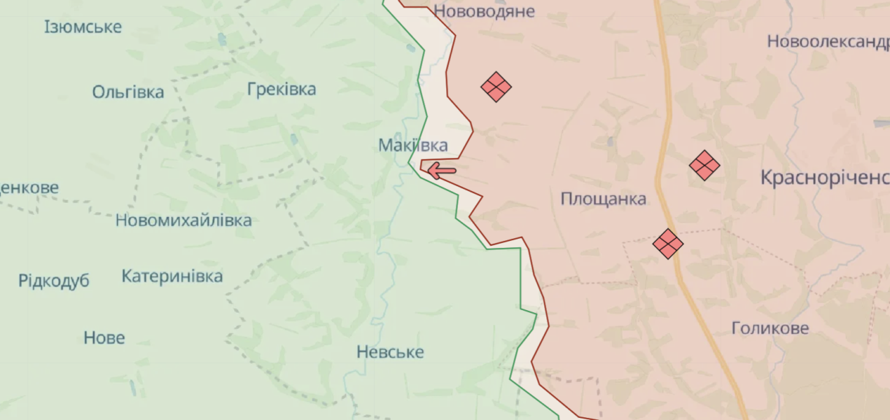 Фронт Карта бойових дій