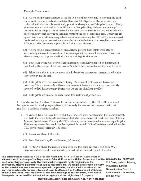 F-16, тестирование, ВВС США, Украина