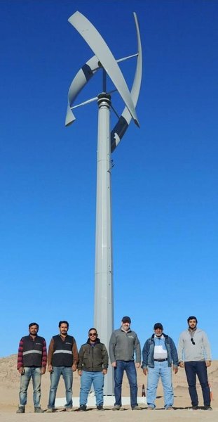 Вертикальна вітряна турбіна, V-Air, вітрогенератор, фото