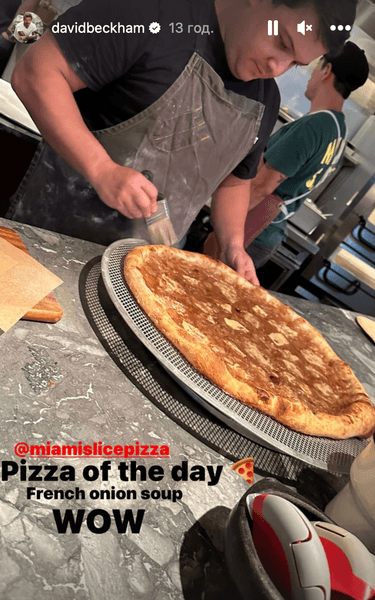 Девід Бекхем з донькою