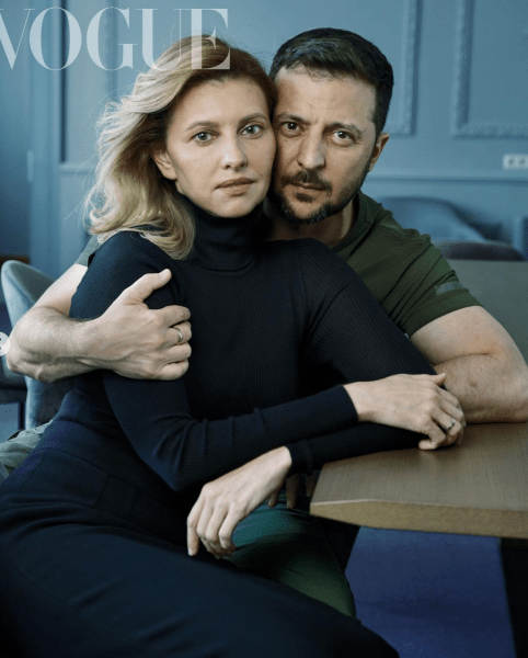 зеленские Володимир та Олена Зеленські для Vogue