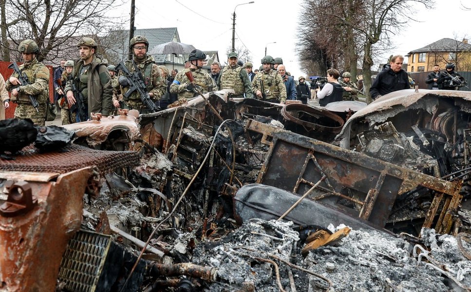 Урсула фон дер Ляйен, Буча,