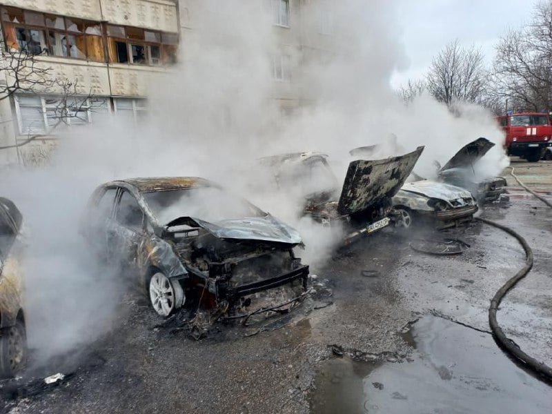 Харьков обстрел артиллерия РСЗО пожары спасатели атака