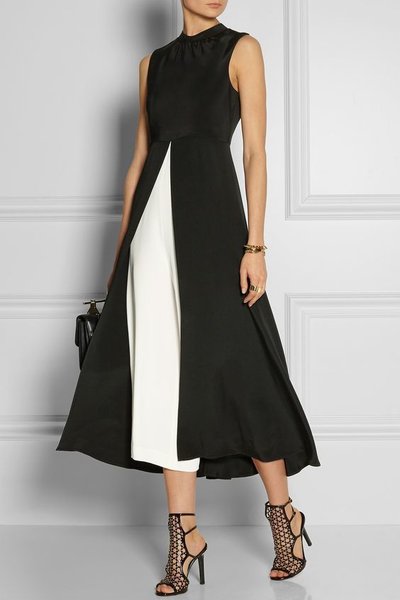 модные платья, черно белые платья, платья на весну, модные тренды, тренды 2022