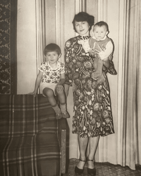 Архивное фото Сергея Притулы, где ему 5 месяцев