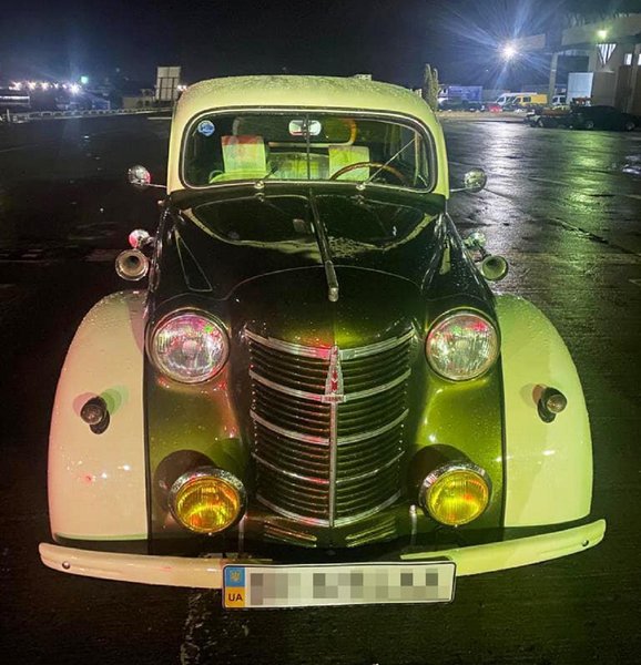 Москвич-401, Государственная пограничная служба, номер кузова авто,Москвич-401 1955 года, ретро-авто