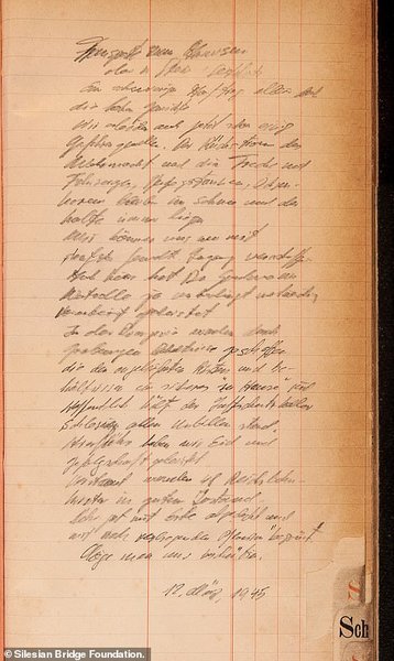 лист німецького офіцера, скарб, польща, золото Бреслау