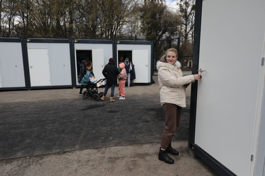 модульный городок во Львове, модульный дом, переселенцы