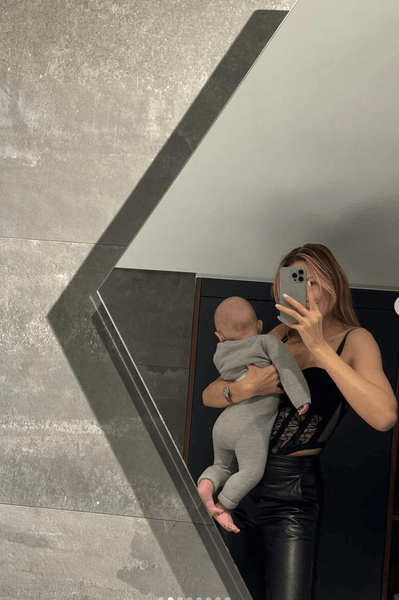 Леся Никитюк с сыном