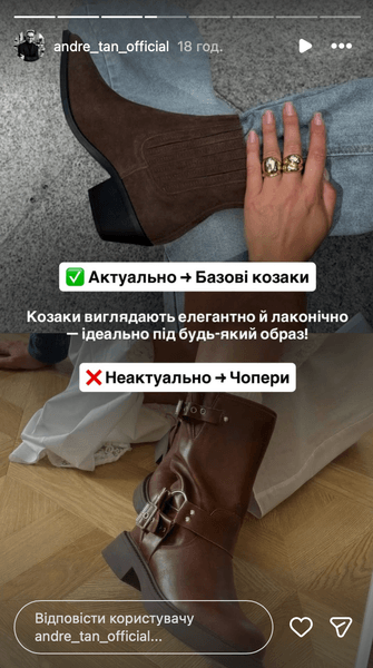 взуття тренди