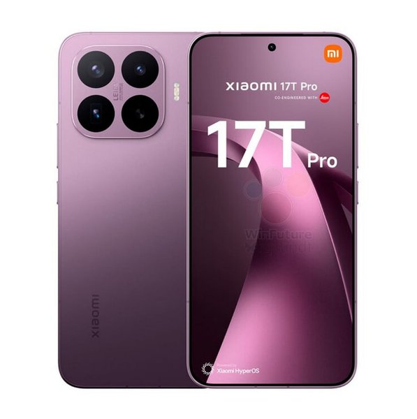 Рожевий смартфон Xiaomi 17T Pro